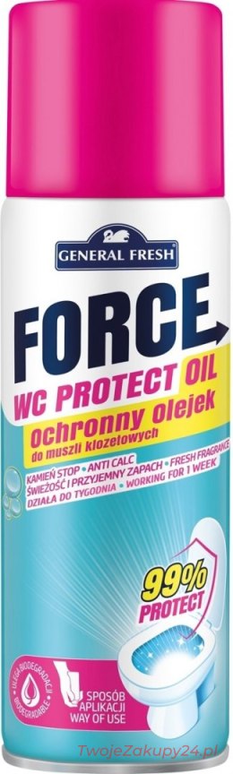 General Fresh Force Wc Protekt Oil Ochronny Olejek Do Wc 200Ml