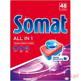 Somat All In 1 Tabletki Do Zmywarek 864 G (48 Sztuk)