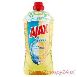 Ajax Boost Płyn Czyszczący Soda Oczyszczona Cytryna 1 L