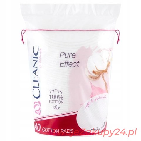 Cleanic Pure Effect Płatki Kosmetyczne Owalne 40 S