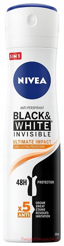Nivea Dezodorant Invisible Ultimate Impact 150Ml