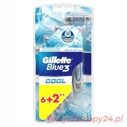 Gillette Blue3 Cool Golarka 6 2Szt