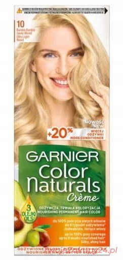 Garnier Color Naturals Farba 10 Bardzo Jasny Blond
