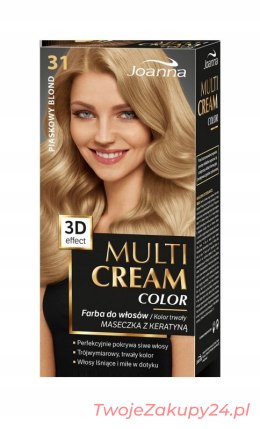 Joanna Multi Cream Color Farba Nr 31 Piaskowy Blon