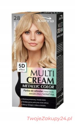 Joanna Multi Cream Metallic Color Farba Do Włosów