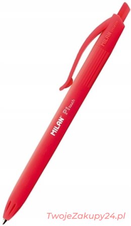 Długopis P1 Touch Czerwony Milan