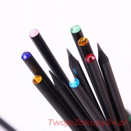 Ołówek Z Kryształkiem Hb Kolorowy Kamyk