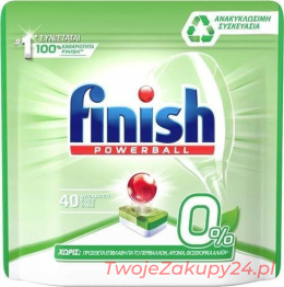 Finish FINISH_Powerball All In 1 Zero tabletki do mycia naczyń w zmywarkach 40szt