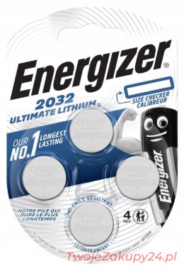 4 X Energizer Ultimate Lithium Cr2032