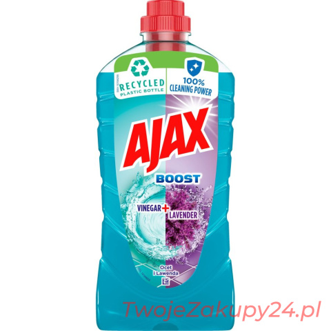Ajax Boost Środek Czyszczący Ocet Lawenda 1 L
