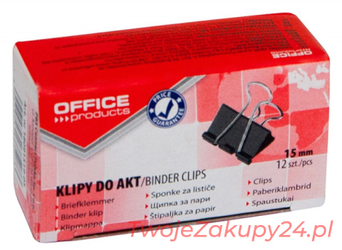 Klipy Do Akt 15mm Office Products 1