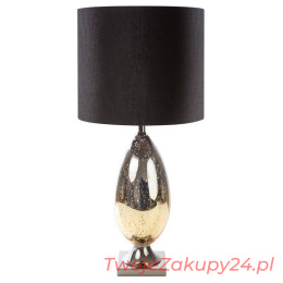Lampa Dekoracyjna Peonia 35×64 Czarnozłota