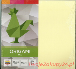 Papier Origami 20x20cm 100 Mix