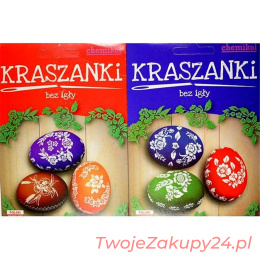 Kraszanki - Zestaw 3 Barwników Naklejki