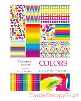 Blok A410 Z Motywami Colors Happy Color