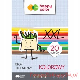 Blok Techniczny Kolor A3 Happy Color 170G 20K