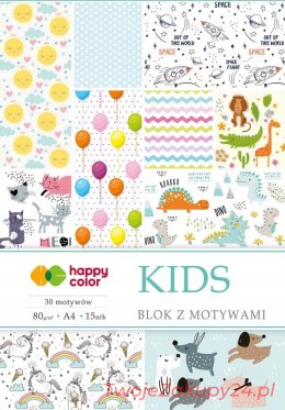 Blok Z Motywami Happy Color Kids A4/15