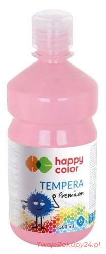 Farba Tempera Premium 500Ml Różowa Happy Color