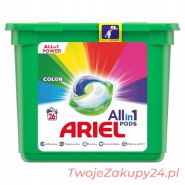 Ariel Allin1 Pods Color Kapsułki Do Prania 26 Szt