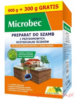 Microbec Ultra Preparat Do Szamb I Przydomowych Oczyszczalni Ścieków 1,2 Kg