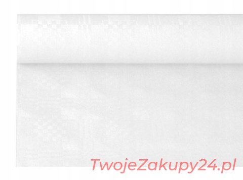 Obrus Papierowy W Rolce Biały 9x1,2m